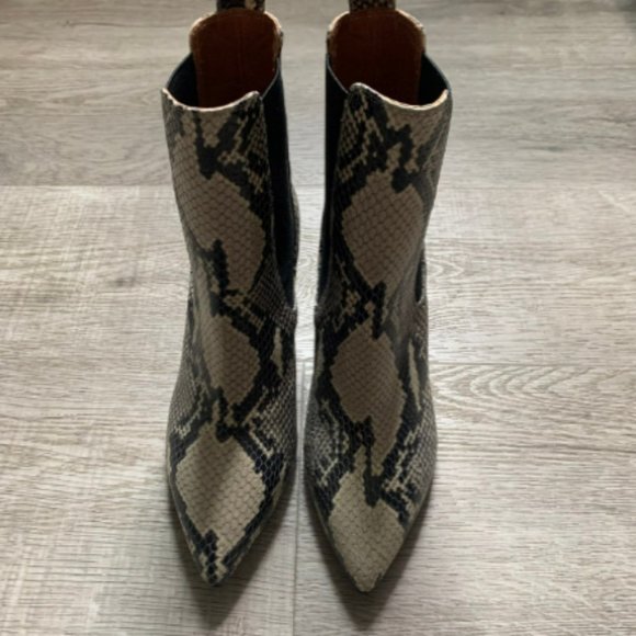 Paris Texas Snakeprint Ankle Boots 36.5 (US 6.5)